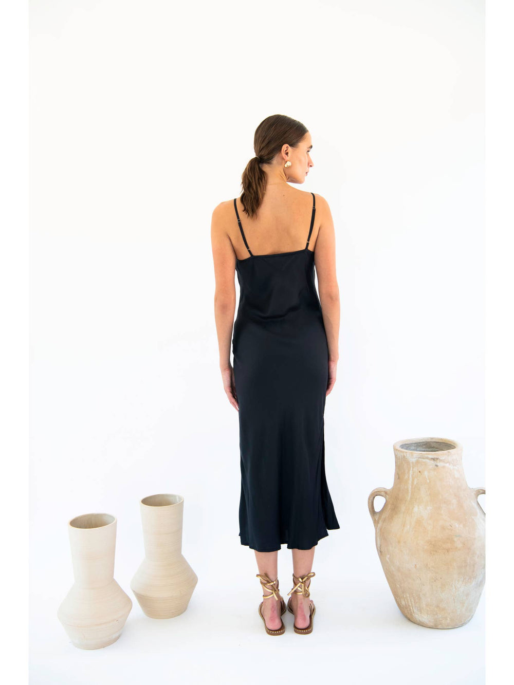 The Cowl Neck Midi Dress - Echo Market