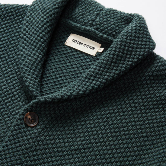 The Crawford Sweater in Dark Forest - Echo Market