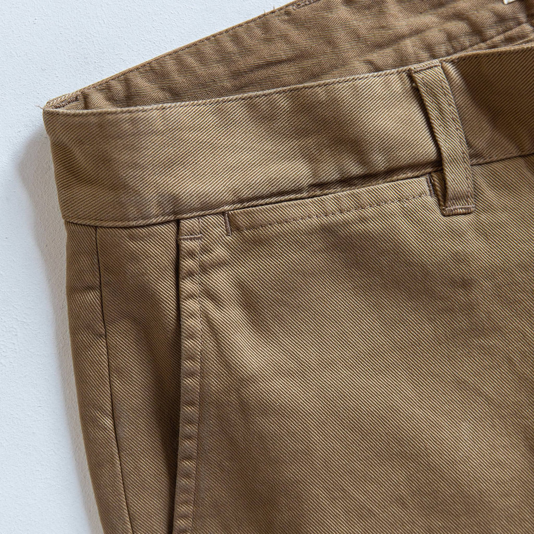 The Democratic Foundation Pant in Organic Khaki - Echo Market