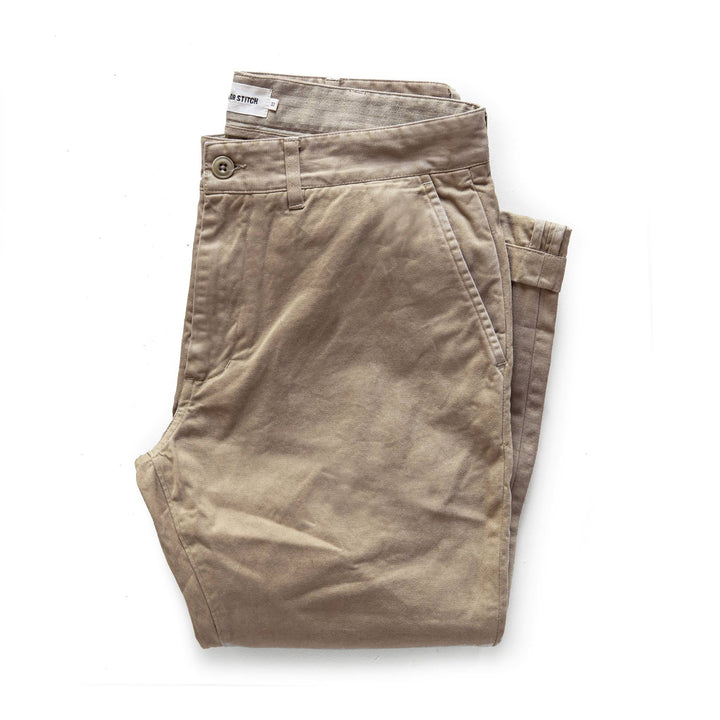 The Democratic Foundation Pant in Organic Khaki - Echo Market