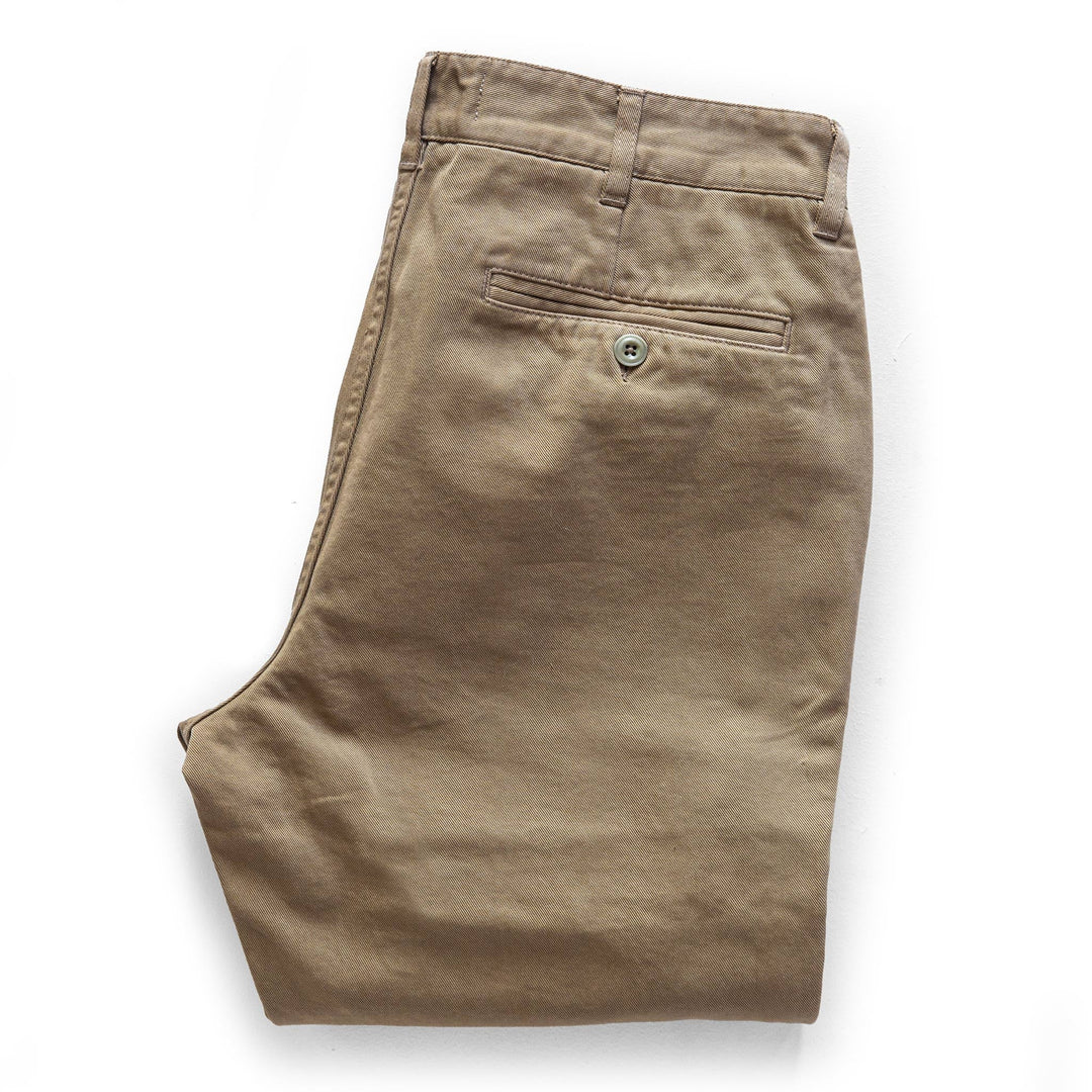 The Democratic Foundation Pant in Organic Khaki - Echo Market