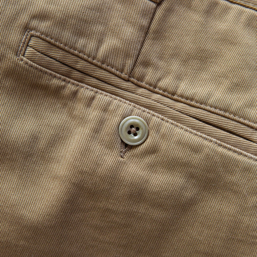 The Democratic Foundation Pant in Organic Khaki - Echo Market