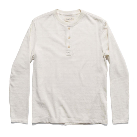 The Heavy Bag Henley in Natural - Echo Market