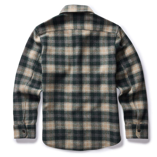 The Maritime Shirt Jacket in Dried Pine Plaid - Echo Market