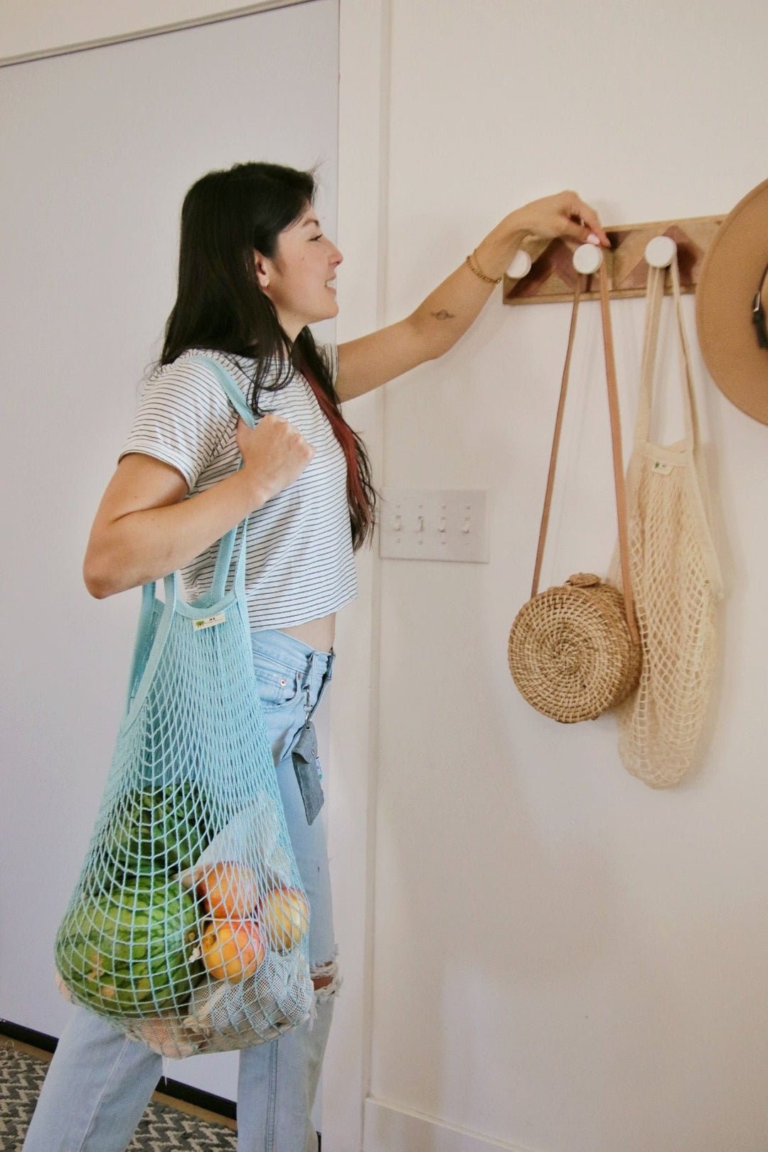 The "One Tripper" HUGE Mesh Market Bag | Zero Waste - Echo Market