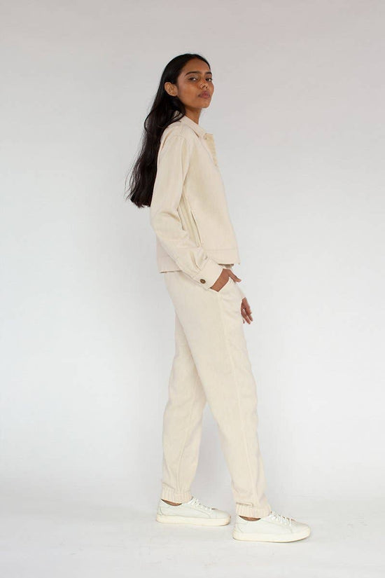 Track Pants - Cotton Flannel: Silver / XS - Echo Market