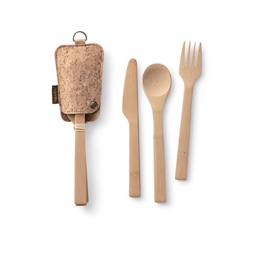 Travel Utensil Set with Eco‐Conscious Pouch - Echo Market