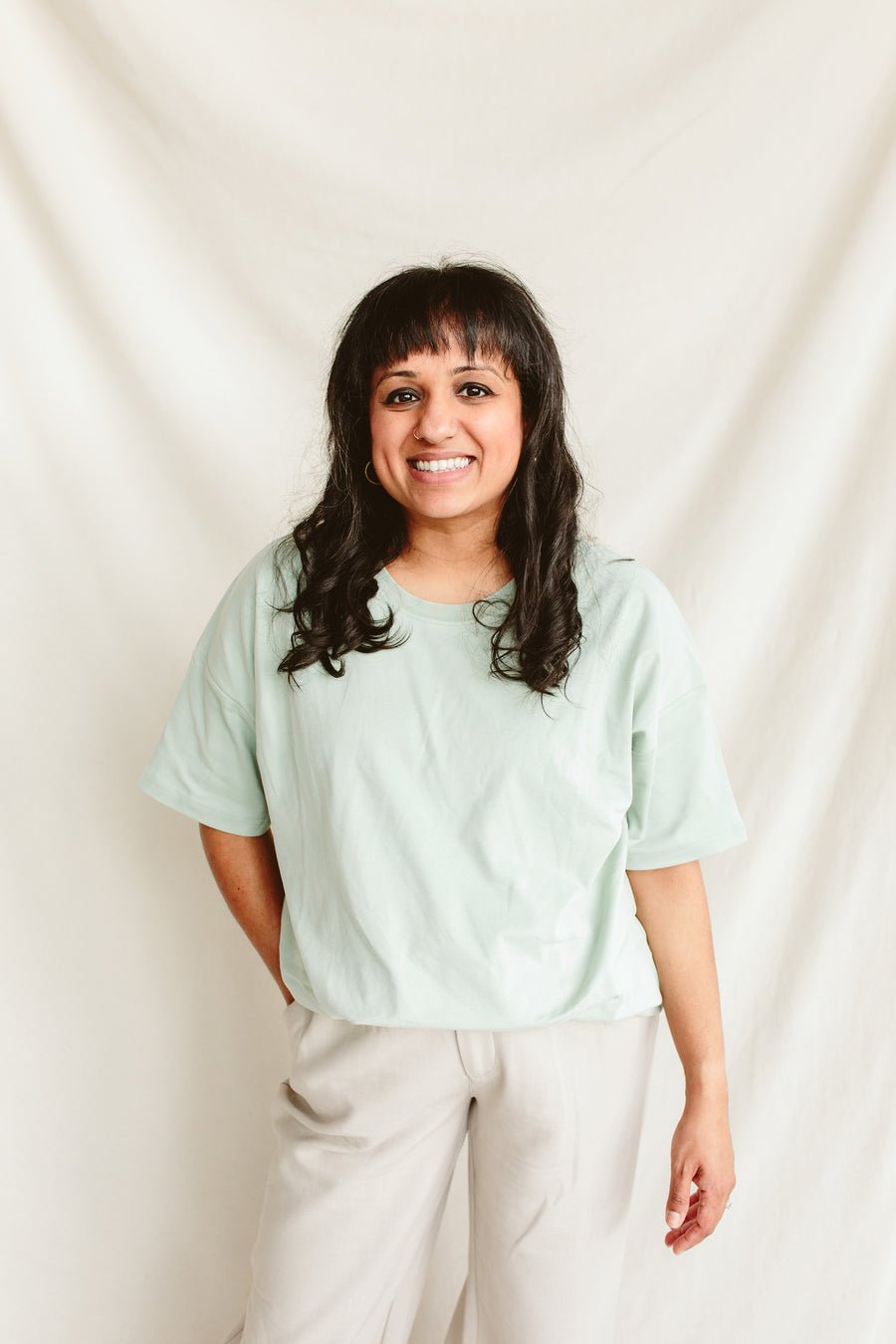 Unisex Oversized Organic Cotton and Bamboo T-Shirt - Echo Market