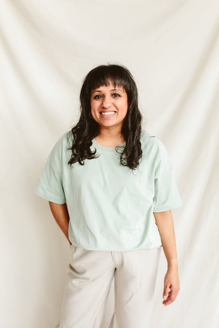 Unisex Oversized Organic Cotton and Bamboo T-Shirt - Echo Market