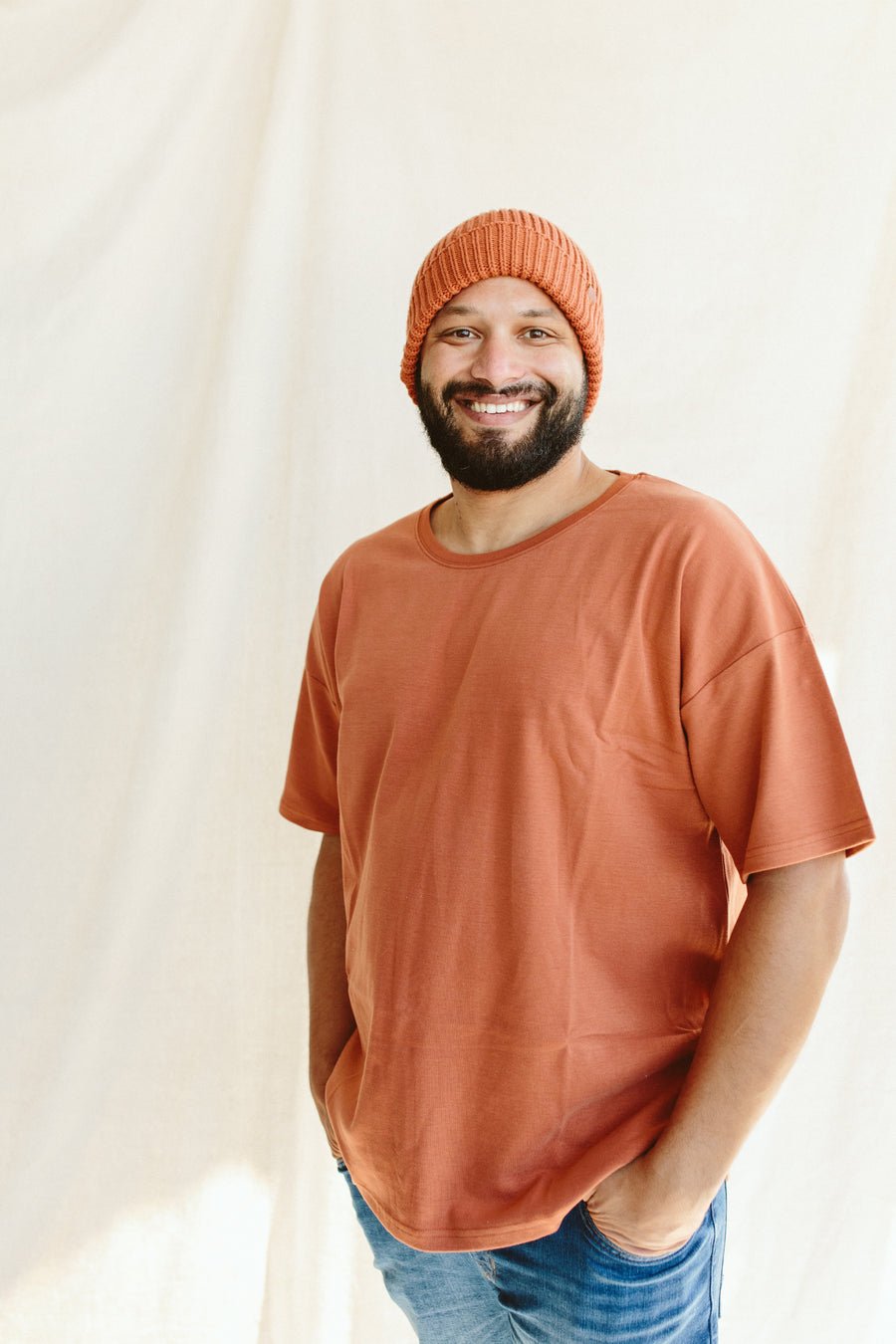 Unisex Oversized Organic Cotton and Bamboo T-Shirt - Echo Market