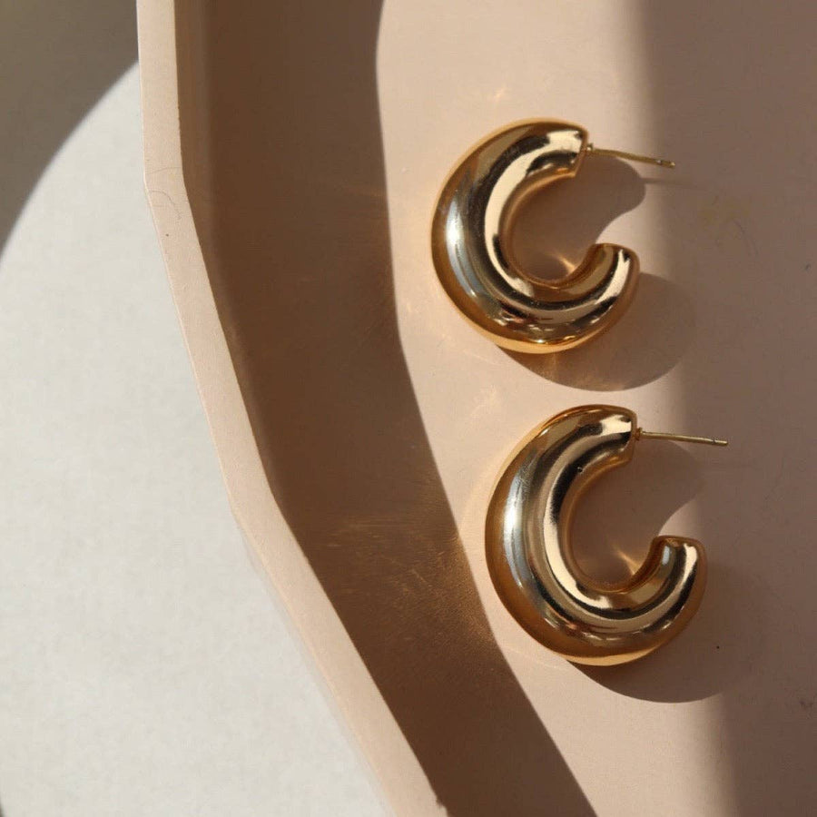 Valerie Hoops: 14k Gold Fill - Echo Market