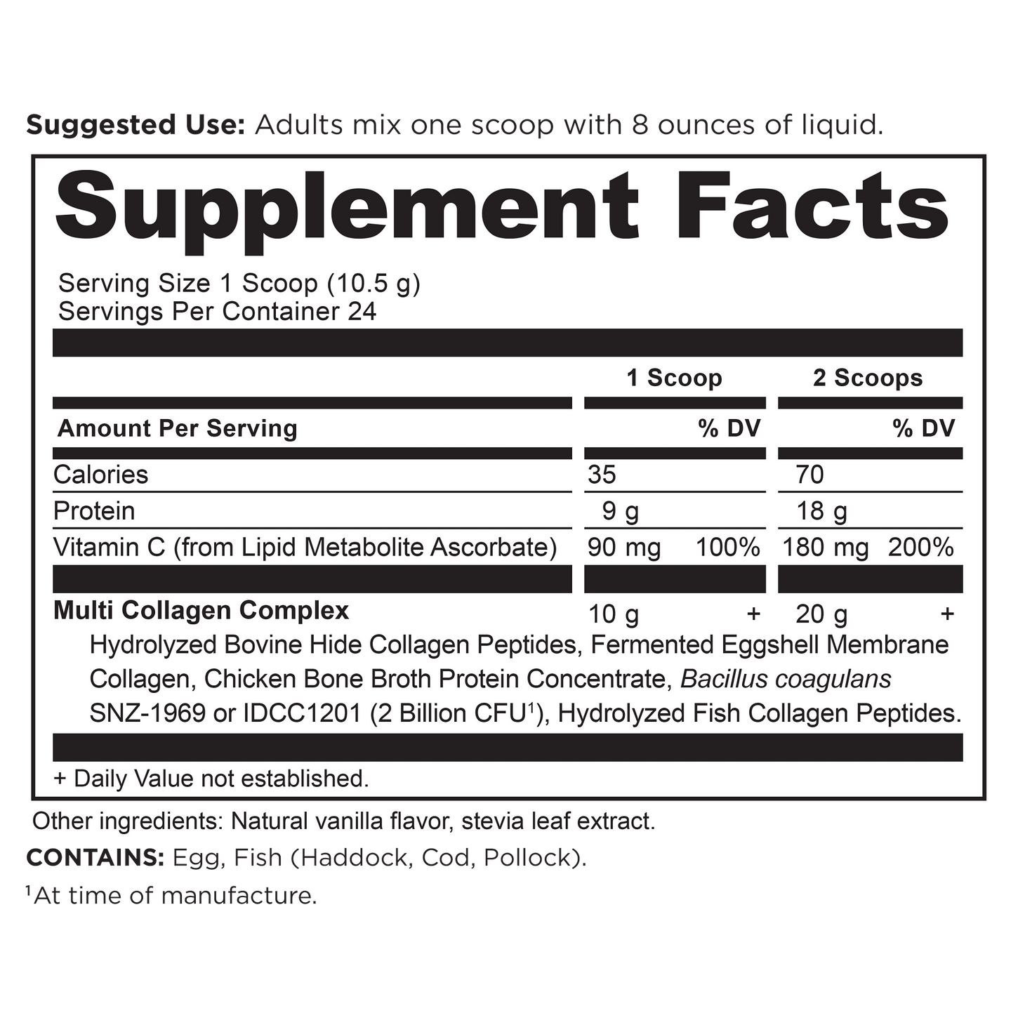 Vanilla Multi Collagen Protein - Echo Market