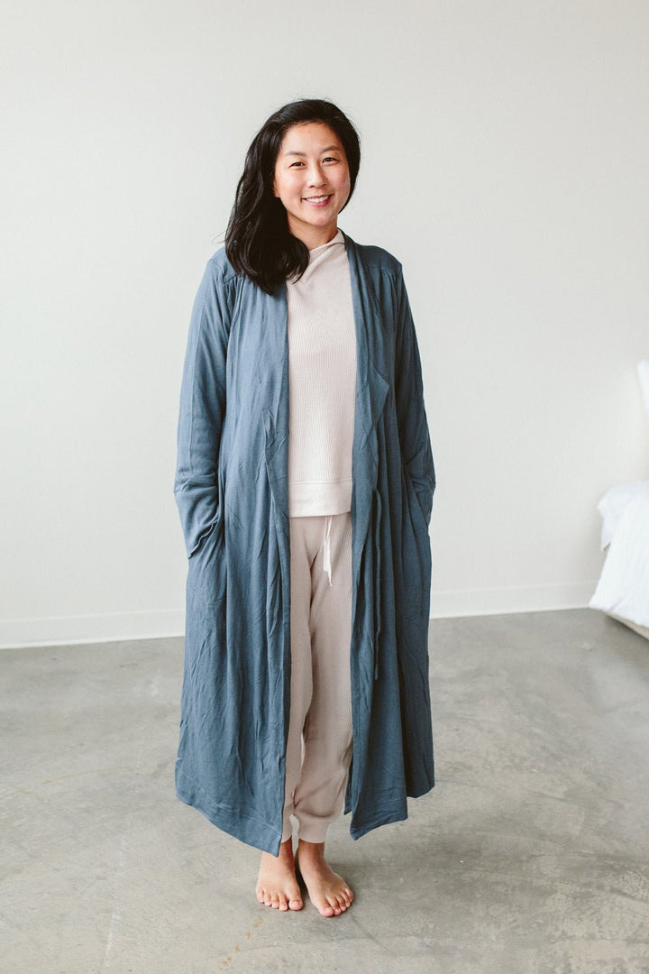 Viscose Bamboo + Organic Cotton Women's Robe - Echo Market