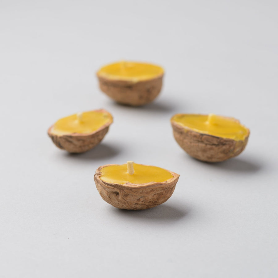 Walnut Shell Tea Lights - Echo Market