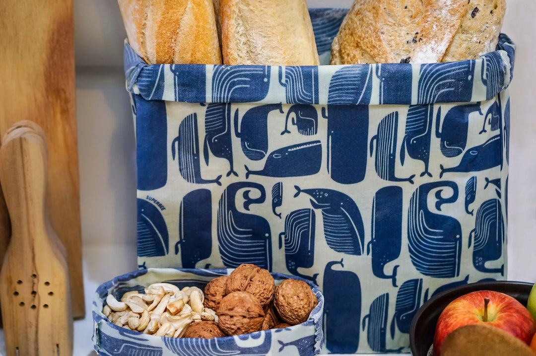 Waxed Food Bag Set - Mixed Design - Echo Market