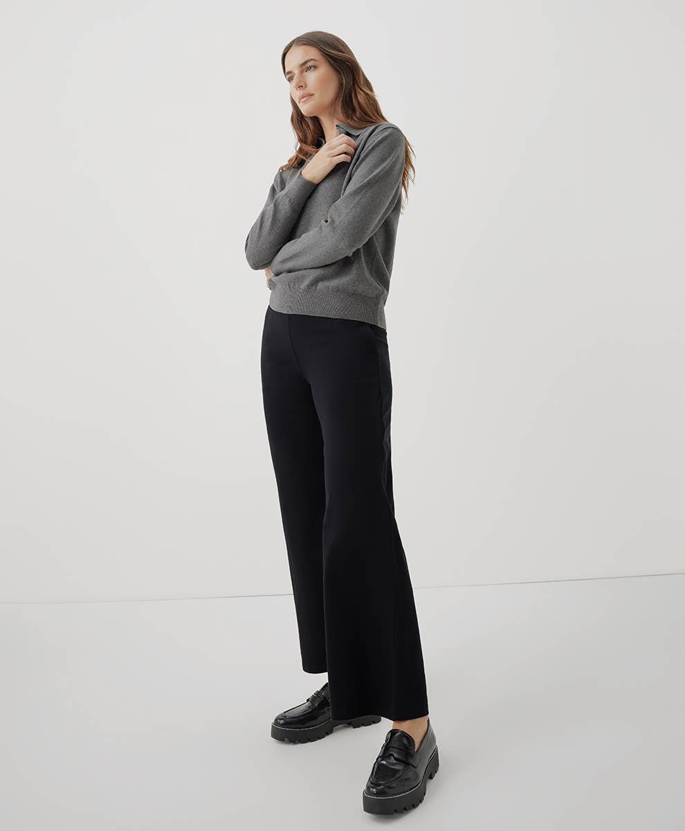 Women’s Avenue Pant - Full Length: Black / Large - Echo Market