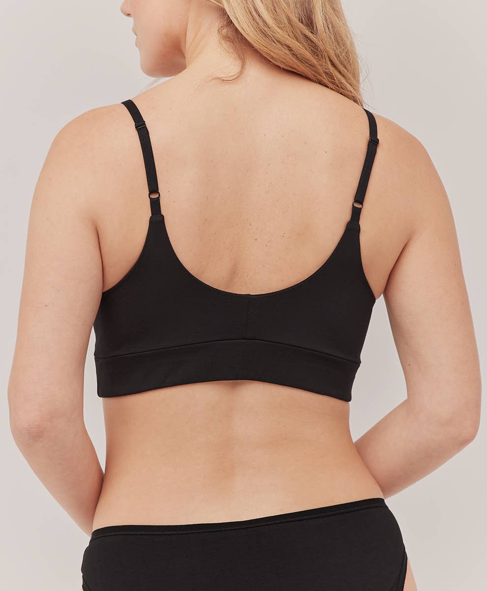 Women’s Classic T-shirt Bra: Medium / Black - Echo Market