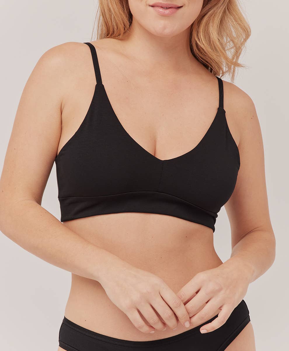 Women’s Classic T-shirt Bra: Medium / Black - Echo Market