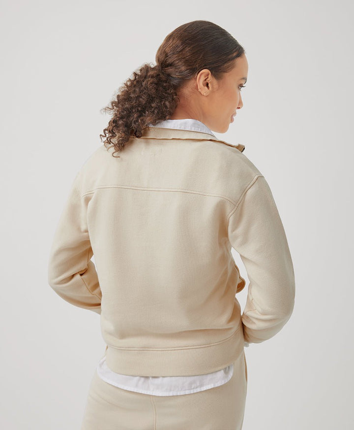 Women’s Essential Loopback Terry Quarter Zip Sweatshirt - Echo Market