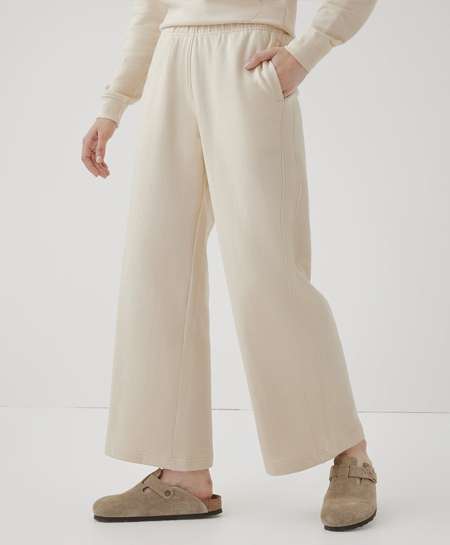 Women’s Essential Loopback Terry Wide Leg Sweatpant - Echo Market