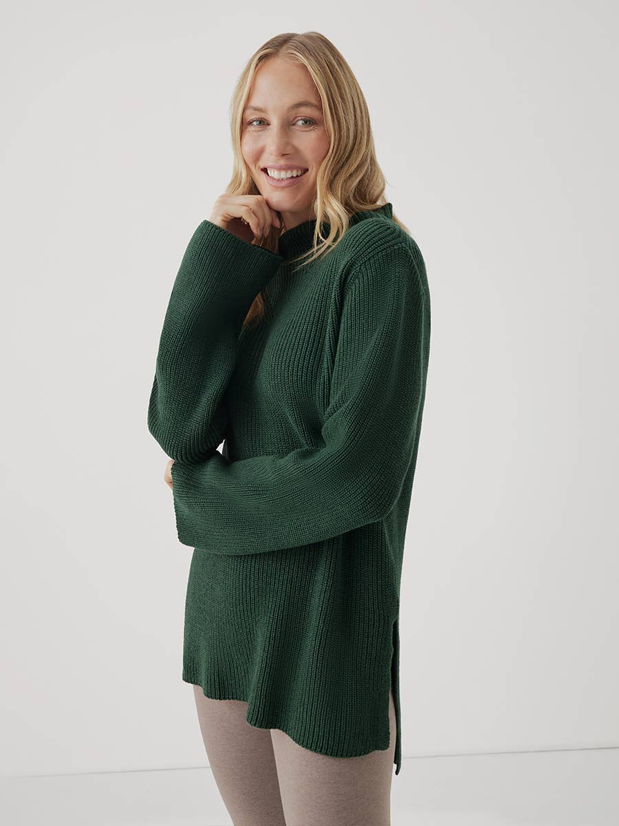 Women’s Fisherman Knit Tunic Sweater - Echo Market