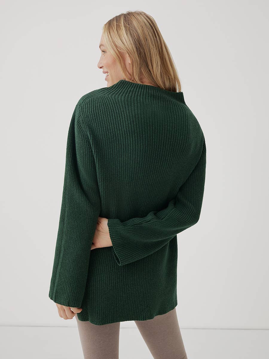 Women’s Fisherman Knit Tunic Sweater - Echo Market