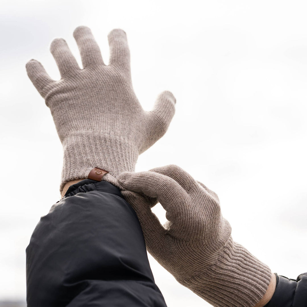 Women's Knitted Merino Wool Gloves - Echo Market