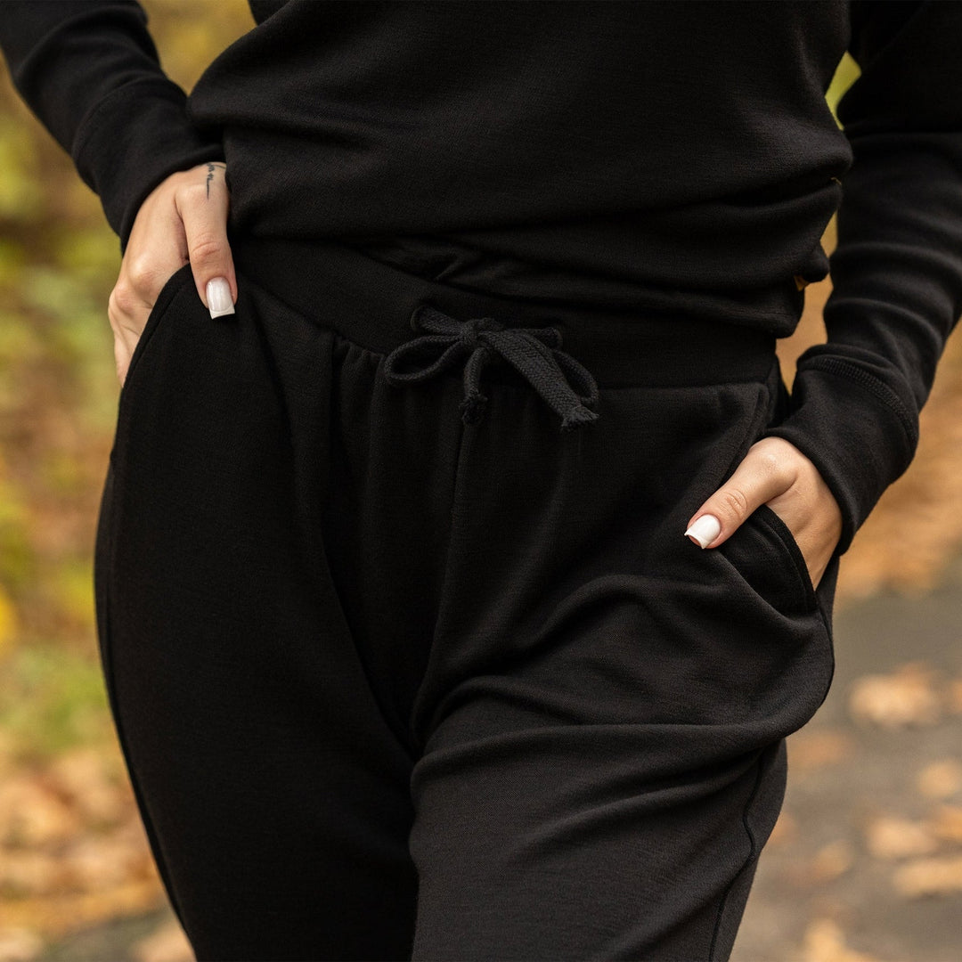 Women's Midweight Merino Wool Joggers - Echo Market