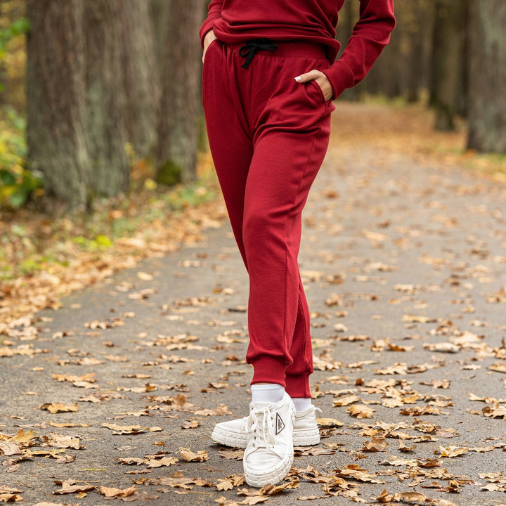 Women's Midweight Merino Wool Joggers - Echo Market