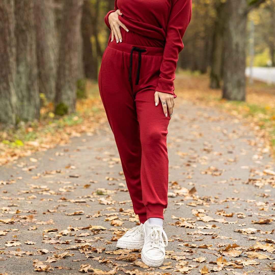 Women's Midweight Merino Wool Joggers - Echo Market