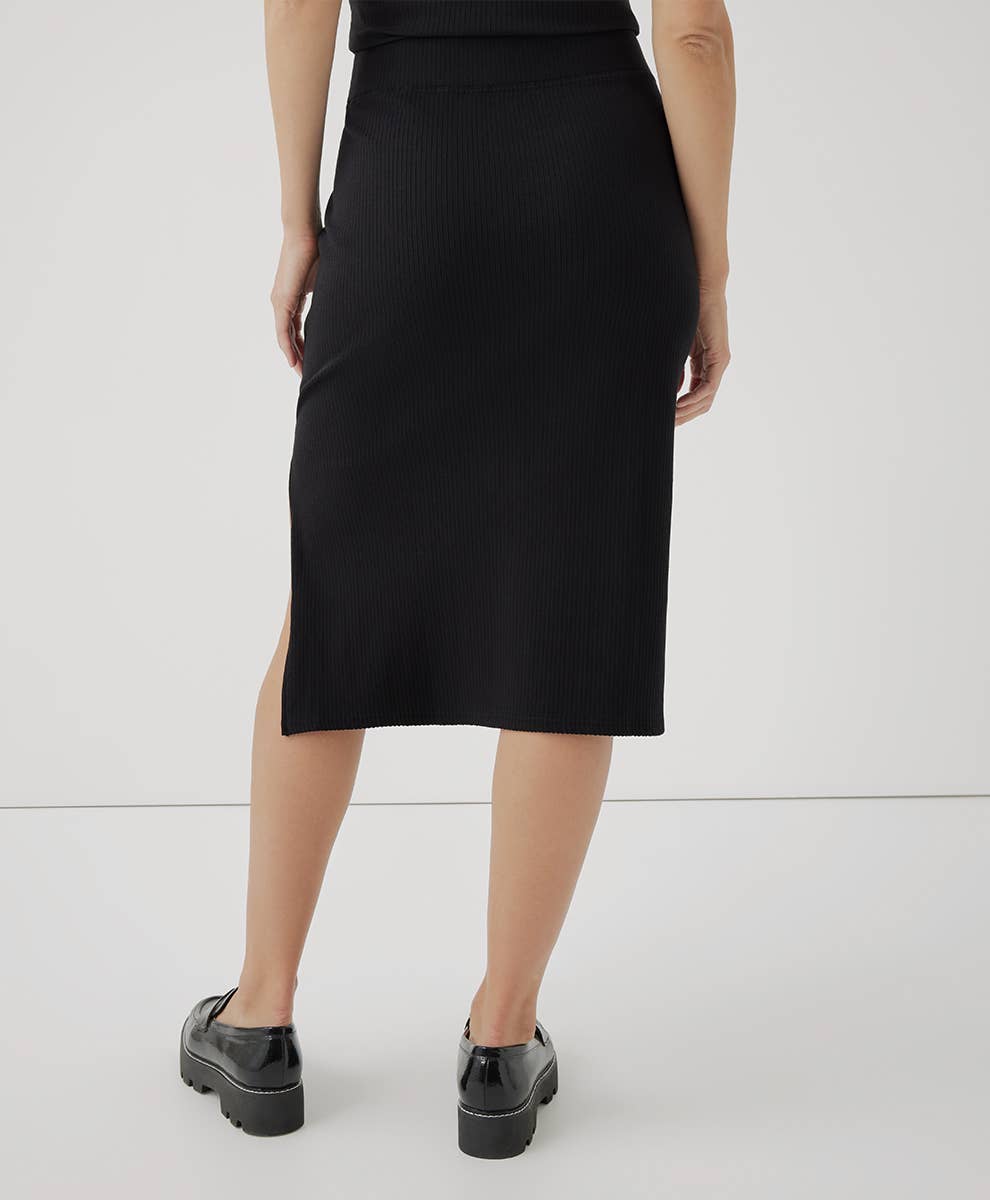 Women’s Refined Rib Midi Skirt - Echo Market