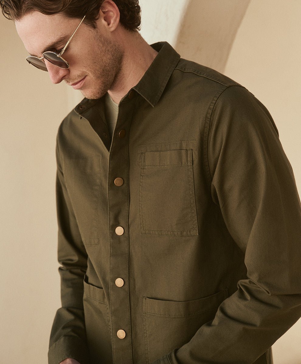 Woven Twill Field Jacket - Echo Market